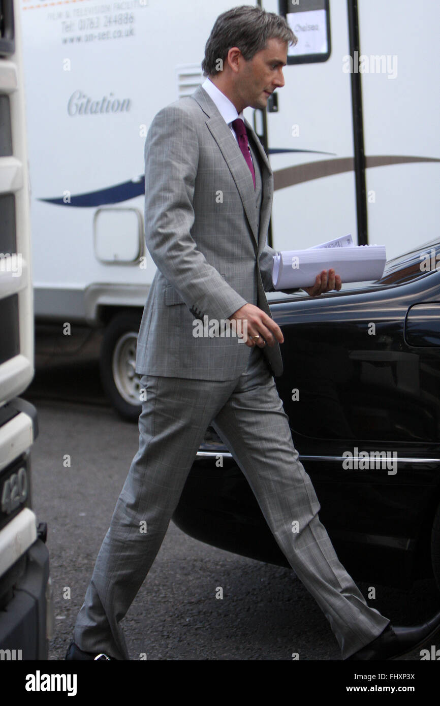 David Tennant checks script and goes on set of St Trinian's 2: The Legend  of Fritton's Gold (credit image © Jack Ludlam Stock Photo - Alamy