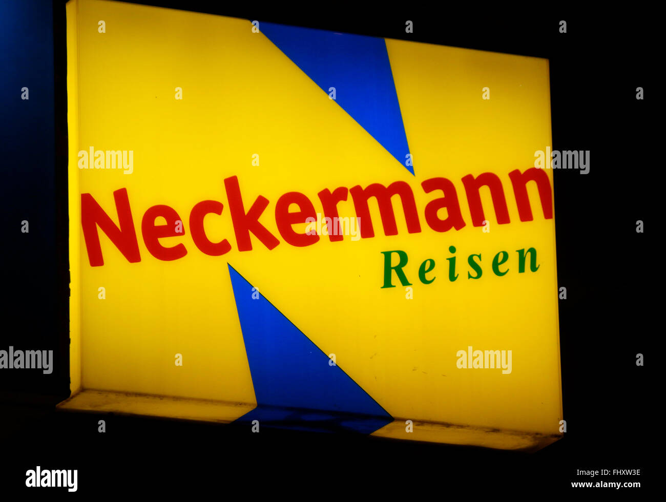 Markennamen: 'Neckermann Reisen', Berlin. Stock Photo