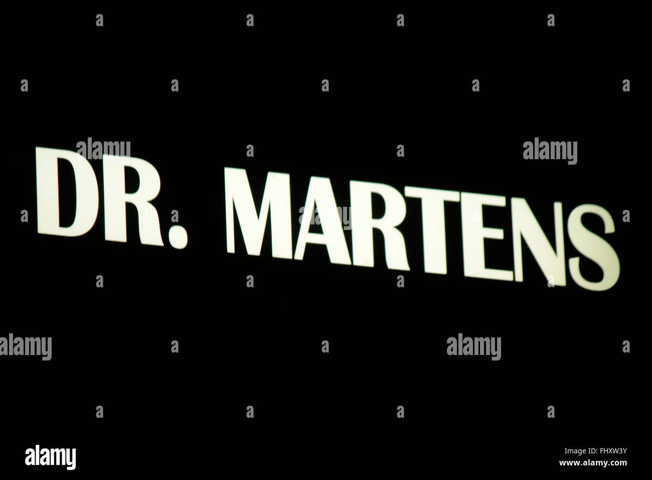 Markennamen: 'Dr. Martens', Berlin. Stock Photo
