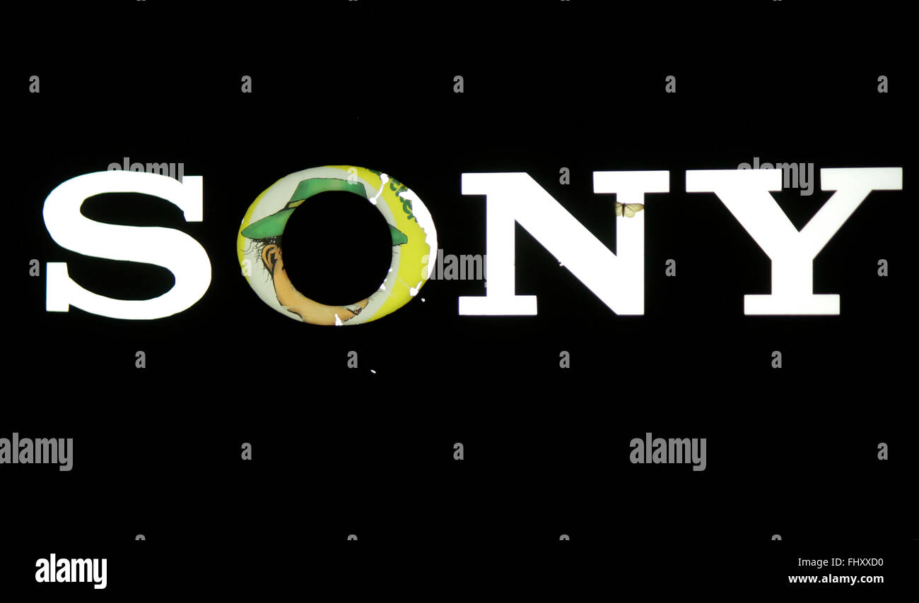 Markennamen: 'Sony', Berlin. Stock Photo