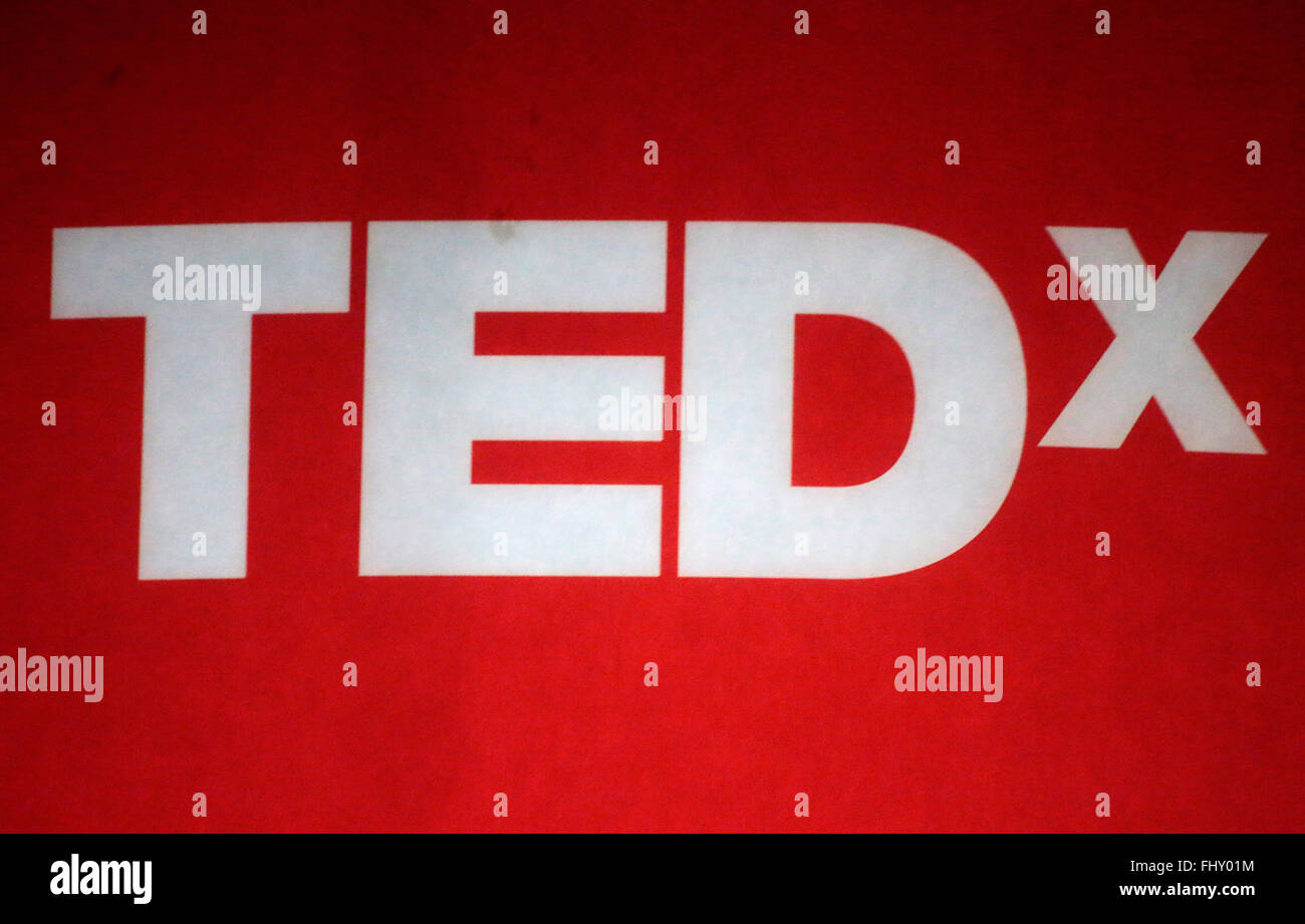Markennamen: 'Ted X', Berlin. Stock Photo