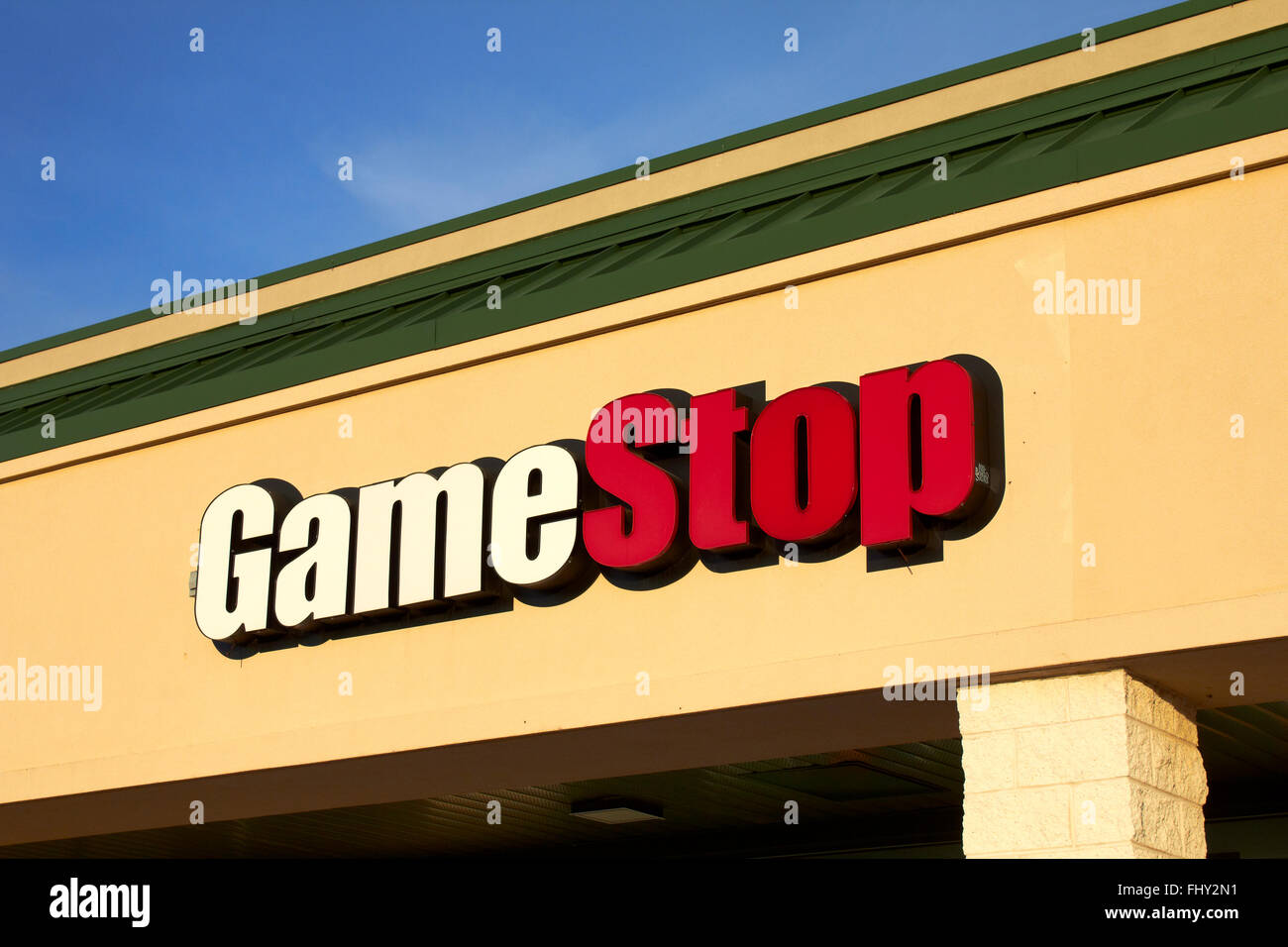 PlayStation games for sale in a supermarket Stock Photo - Alamy