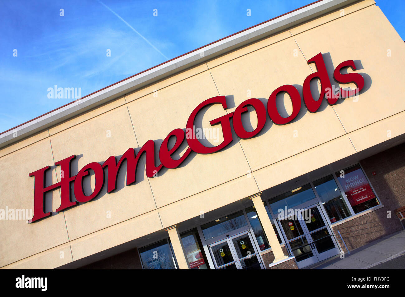 Home Goods Store Front Stock Photo