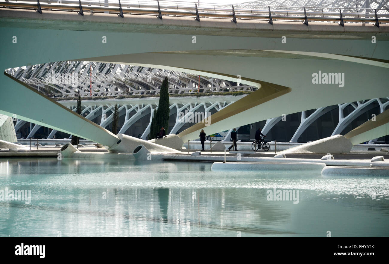 Ciudad de las Artes y las Ciencias, Valencia, Spain Europe Stock Photo