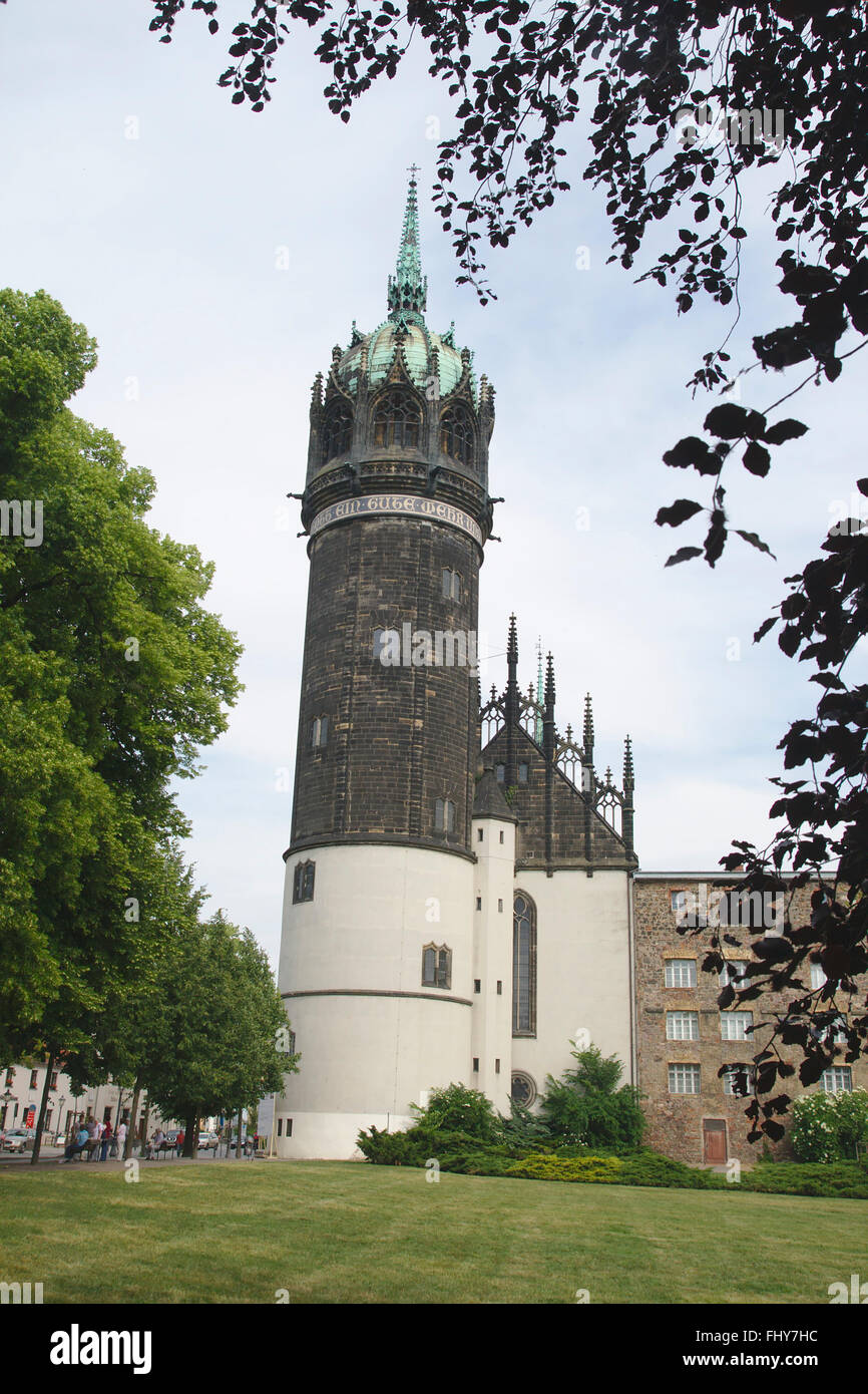 Schloßkirche (All Saints Church) in Wittenberg, Germany Stock Photo Alamy