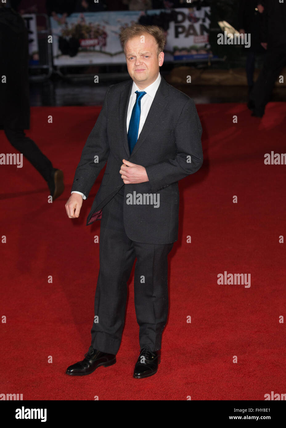 The World Premiere of 'Dad's Army' held at the Odeon Leicester Square - Arrivals  Featuring: Toby Jones Where: London, United Kingdom When: 26 Jan 2016 Stock Photo