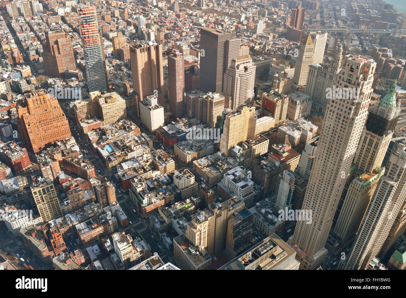 Aerial view of the New York City Stock Photo - Alamy