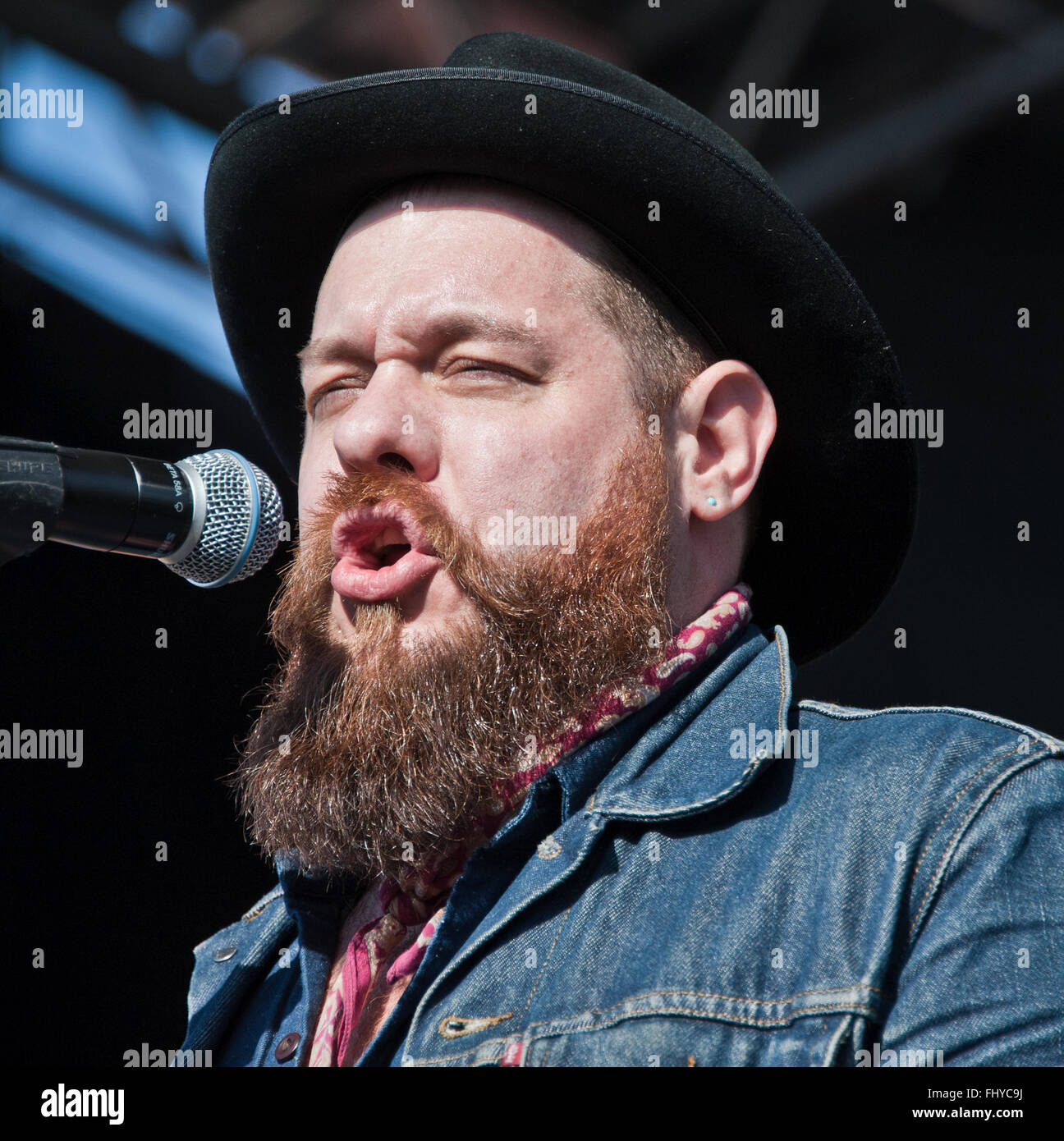 Philadelphia, Pennsylvania, USA. 31st January, 2016. Nathaniel Rateliff ...