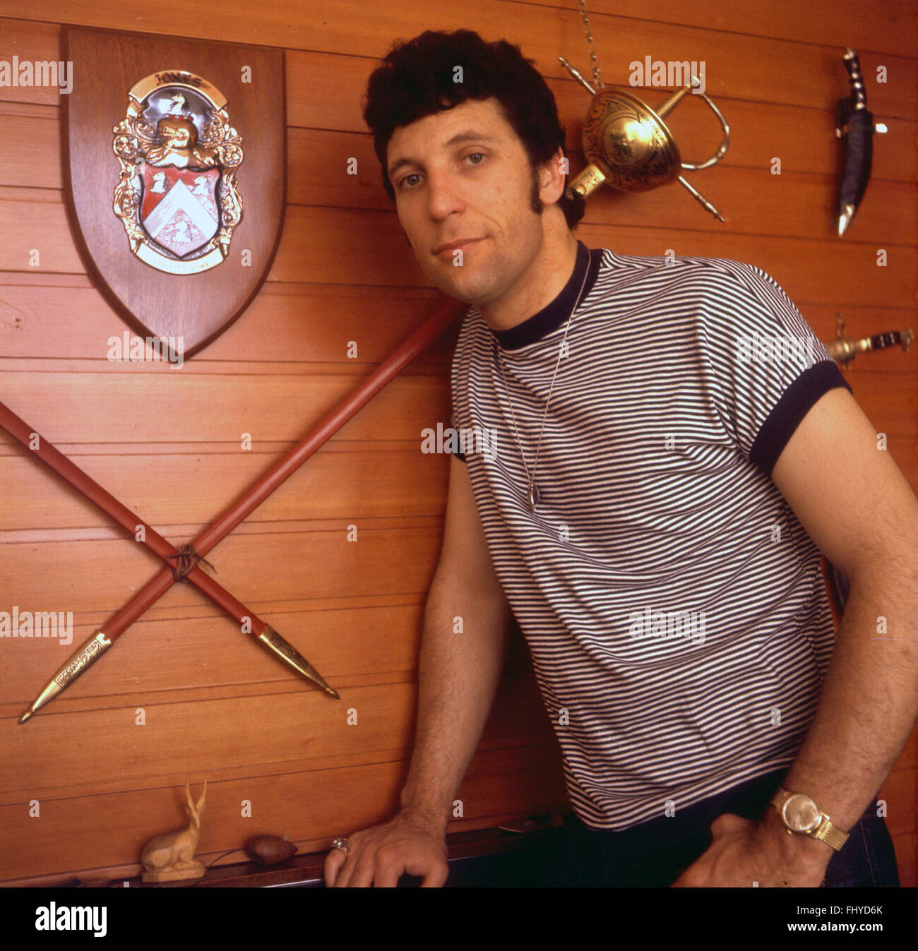 TOM JONES UK pop singer in January 1966. Photo: Tony Gale Stock Photo