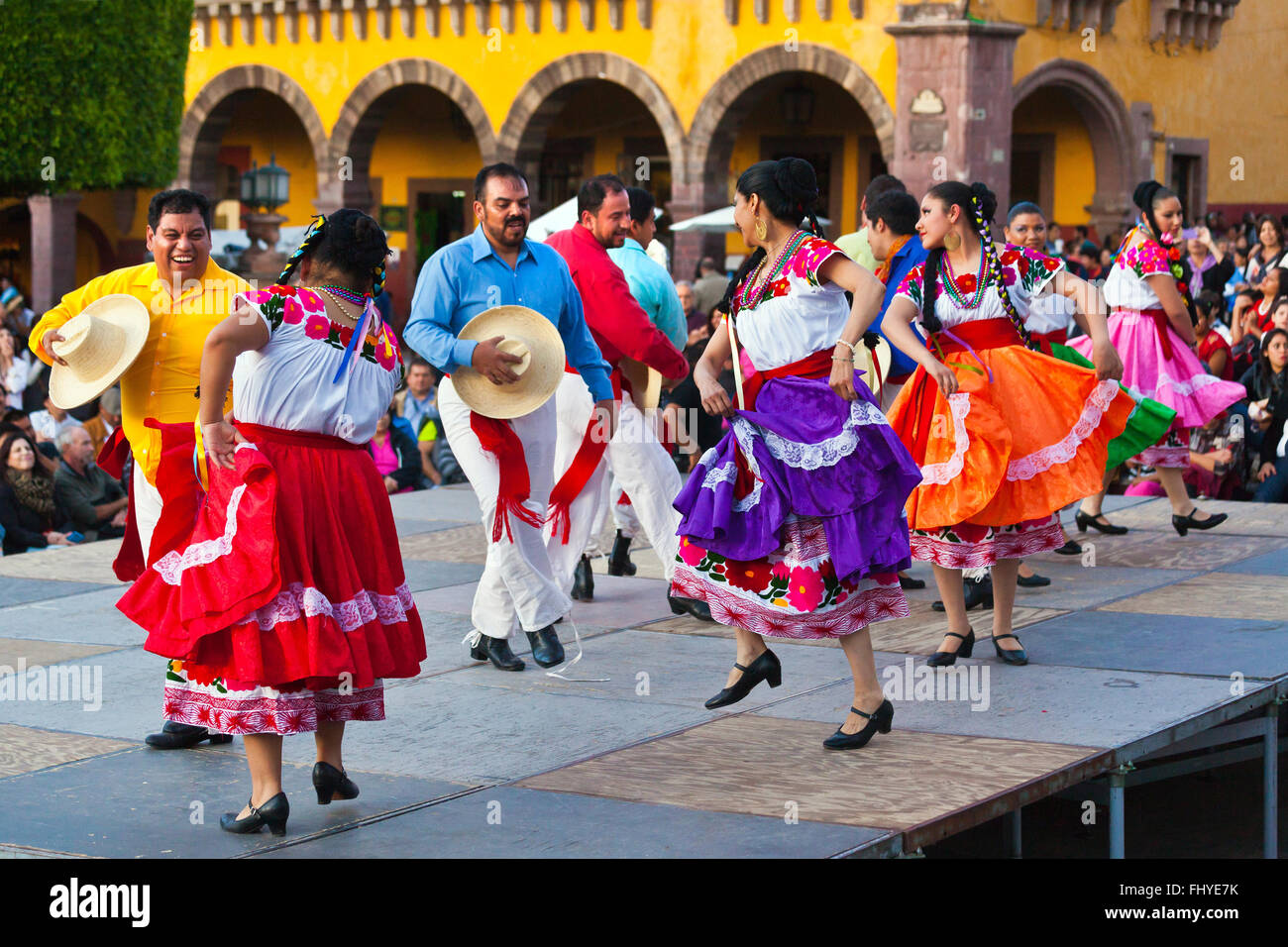 DANCERS perform in the Jardin or Central Square during the annual FOLK ...