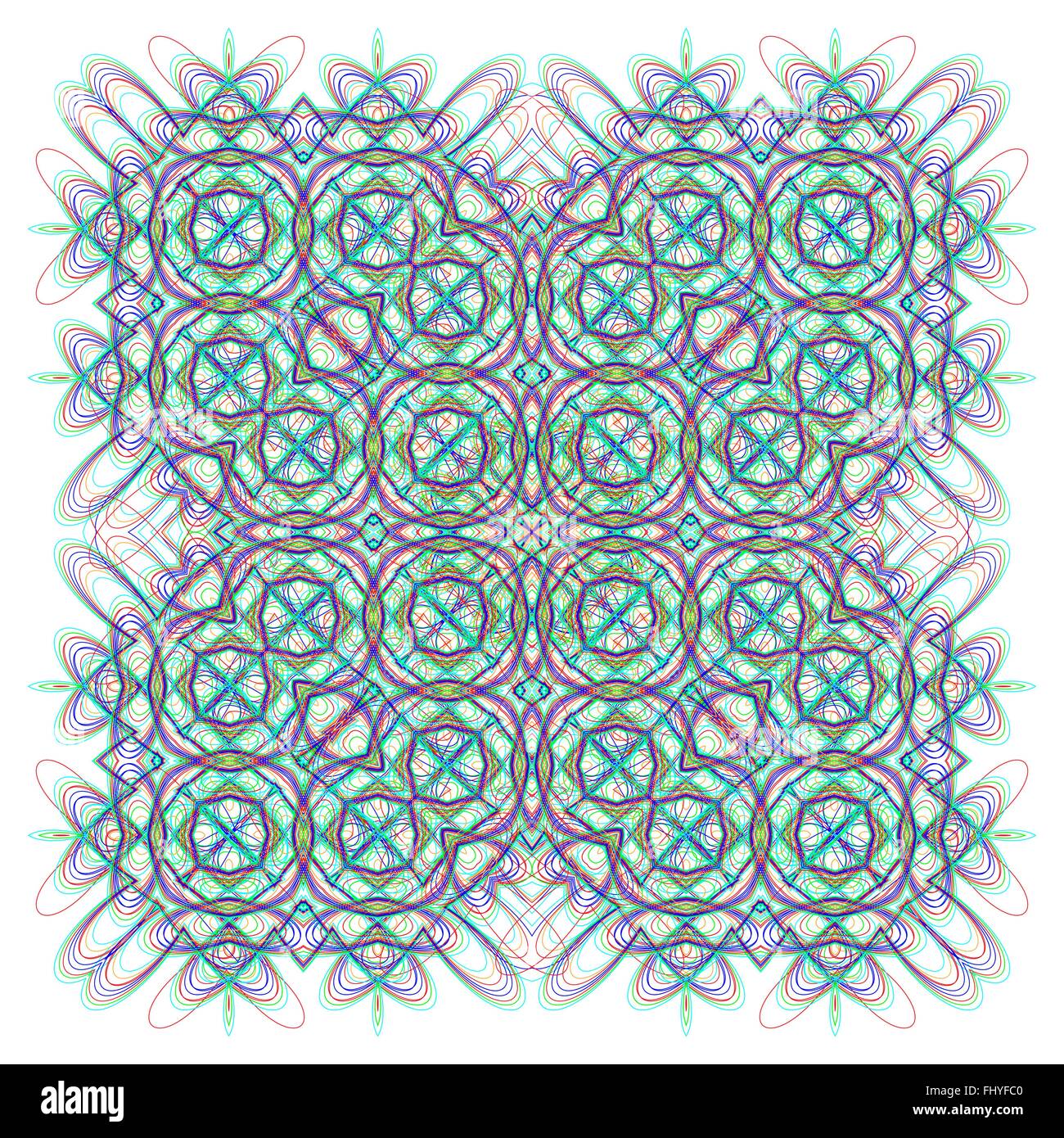 Colorful abstract element on the white backdrop. Digital background ...