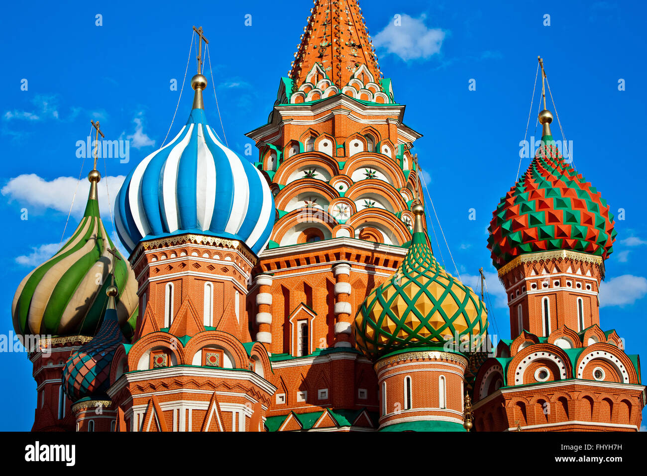 St. Basil's Cathedral in Moscow, Russia Stock Photo