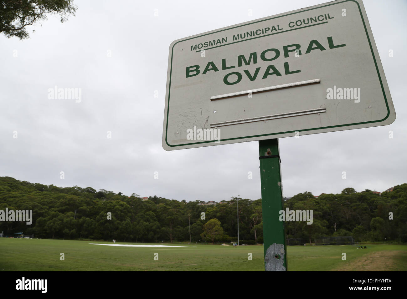 Balmoral Oval in Mosman, Sydney, Australia Stock Photo Alamy