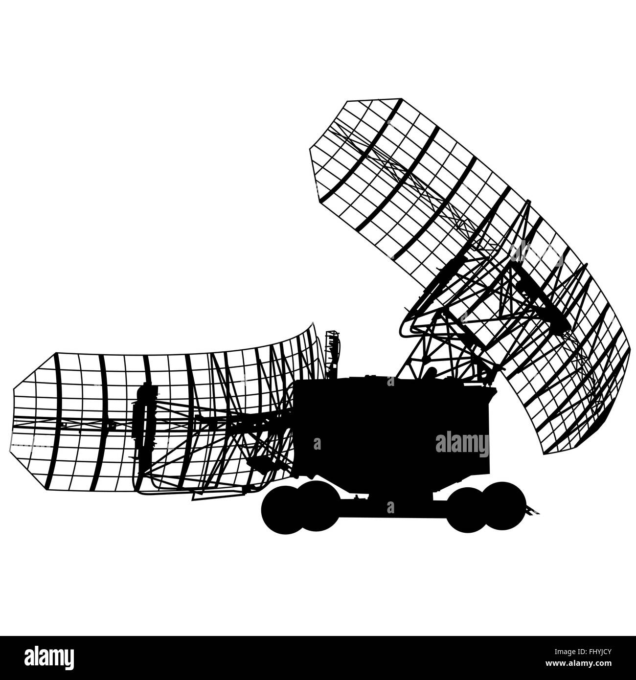 Military radar Black and White Stock Photos & Images Alamy