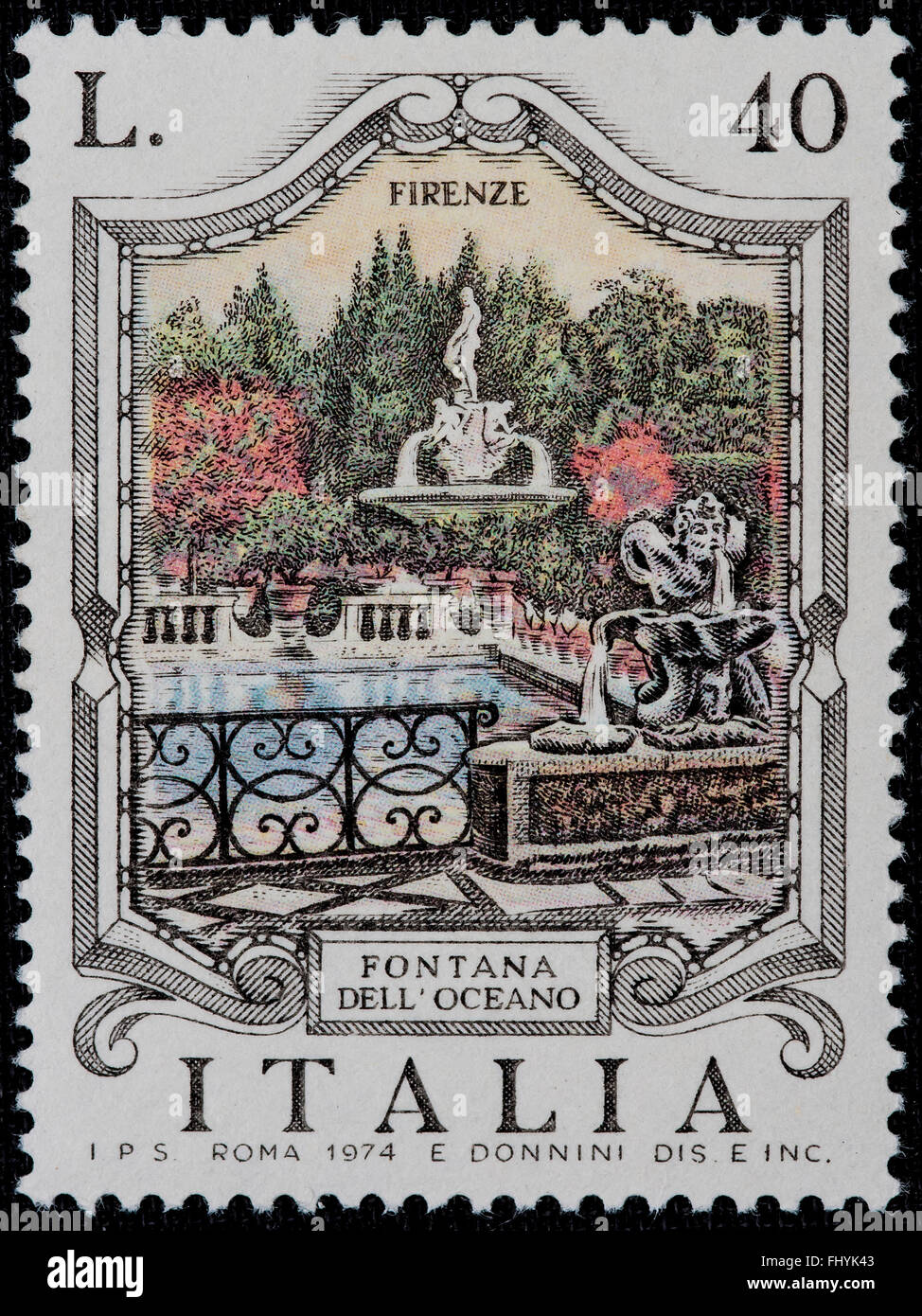 Firenze stamp hires stock photography and images Alamy