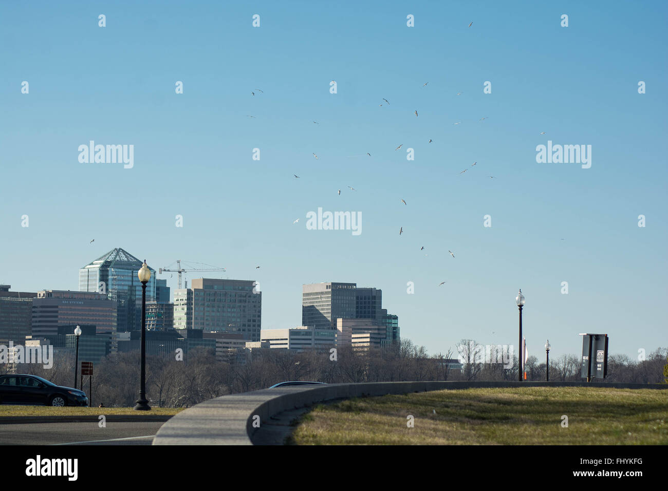The view onto Roslyn area, Virginia Stock Photo Alamy