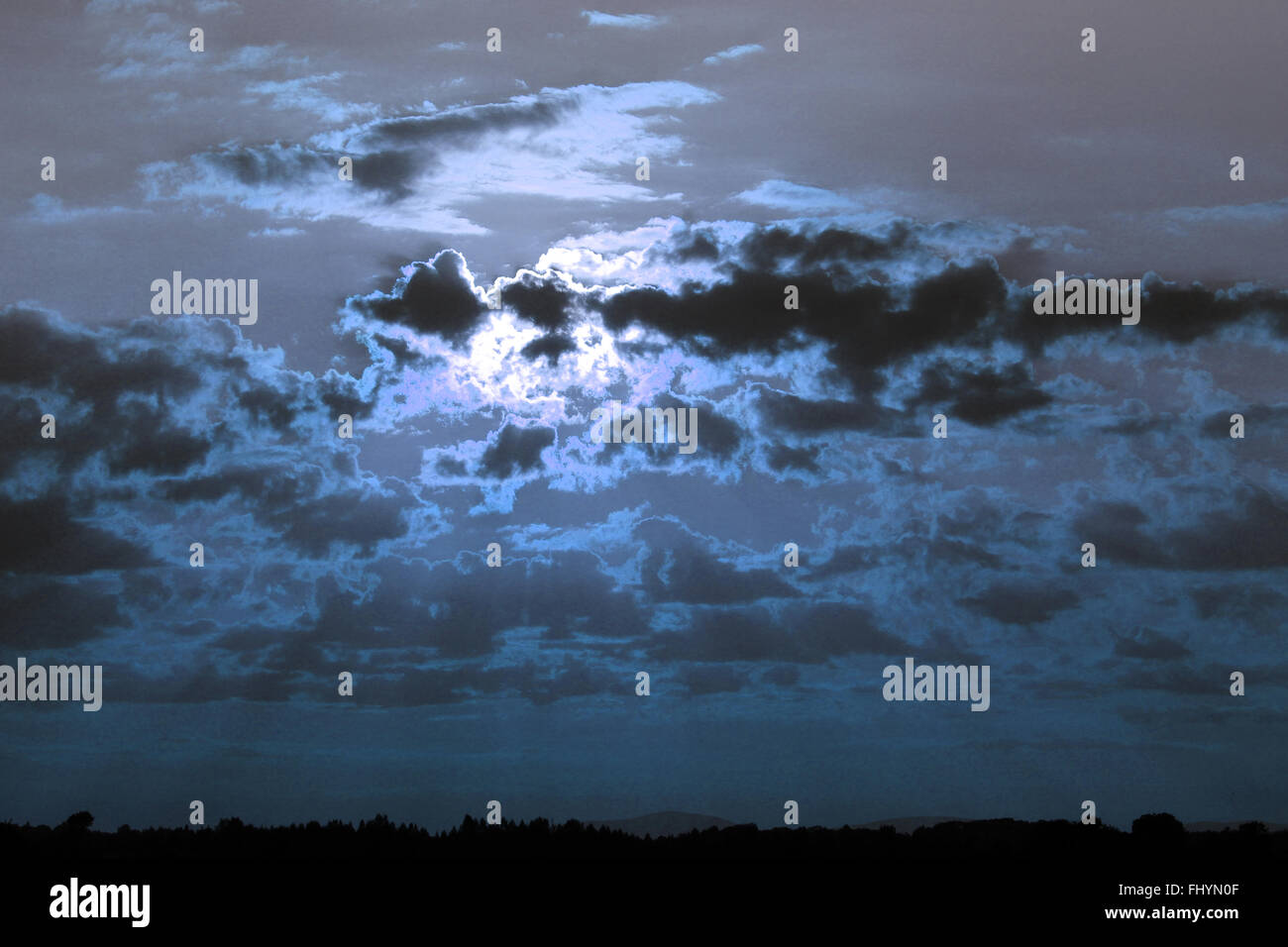 Sunset Sky Background Stock Photo - Alamy