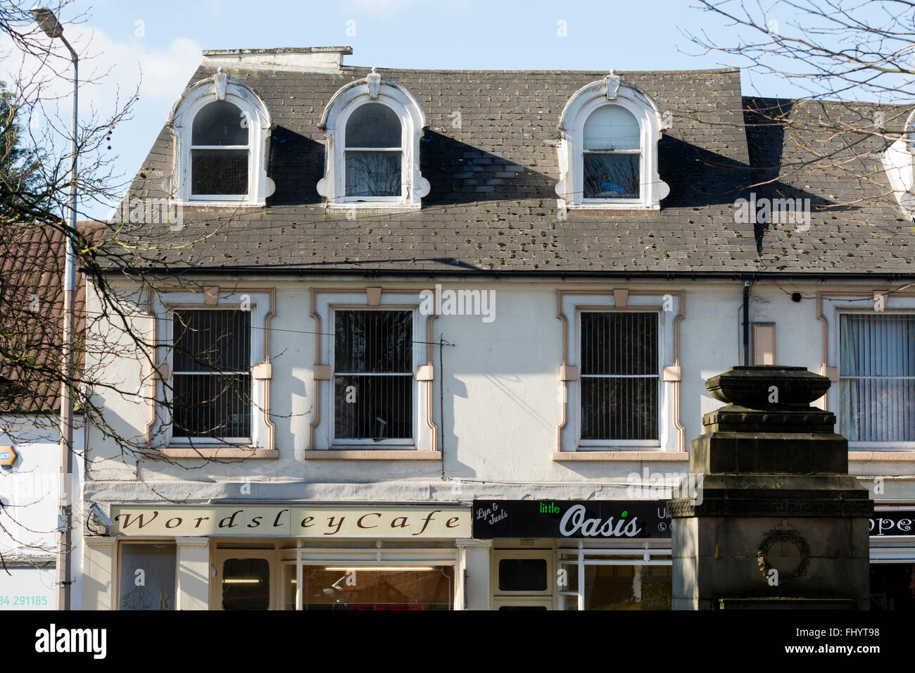 High Street, Wordsley, West Midlands, England, UK Stock Photo Alamy