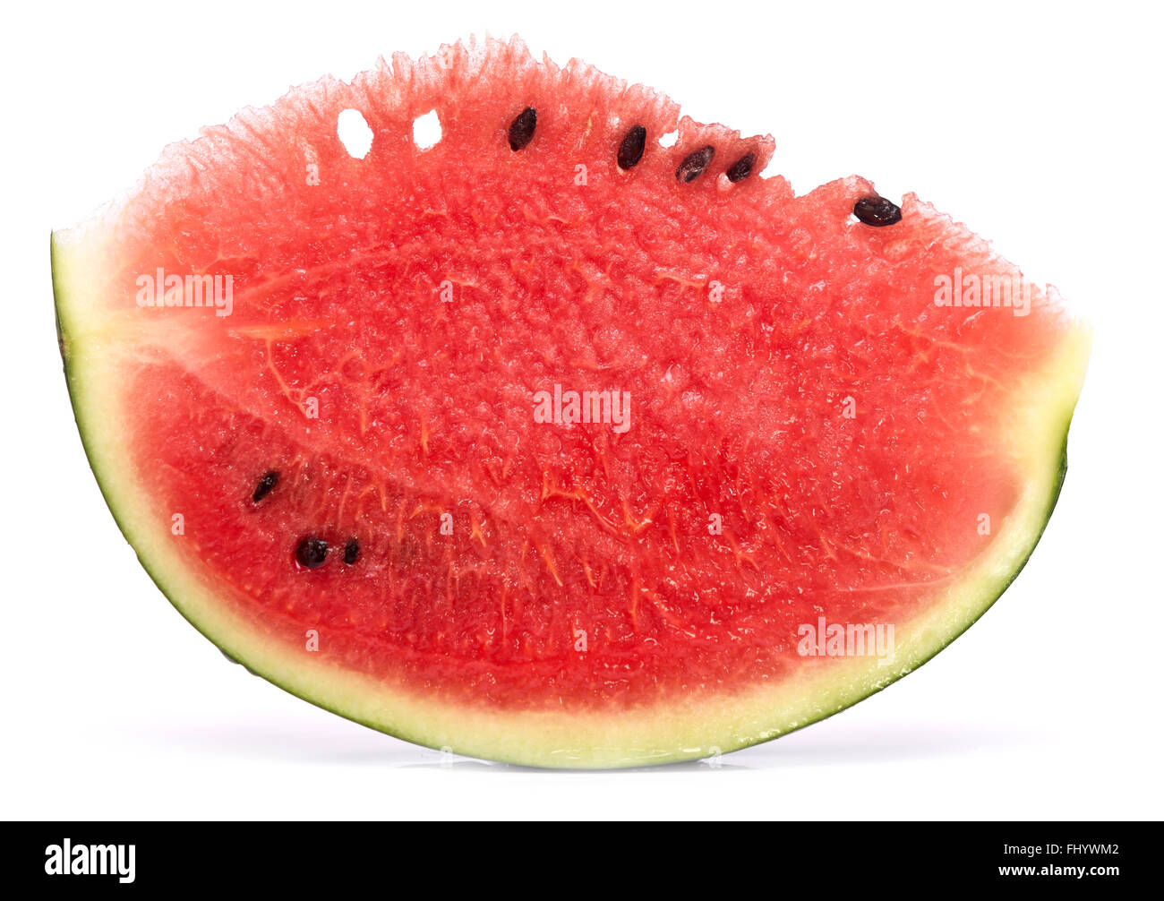 piece of ripe watermelon isolated on white background Stock Photo - Alamy