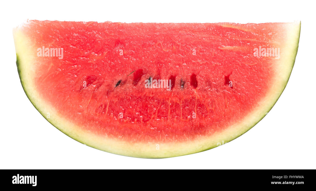 piece of ripe watermelon isolated on white background Stock Photo - Alamy
