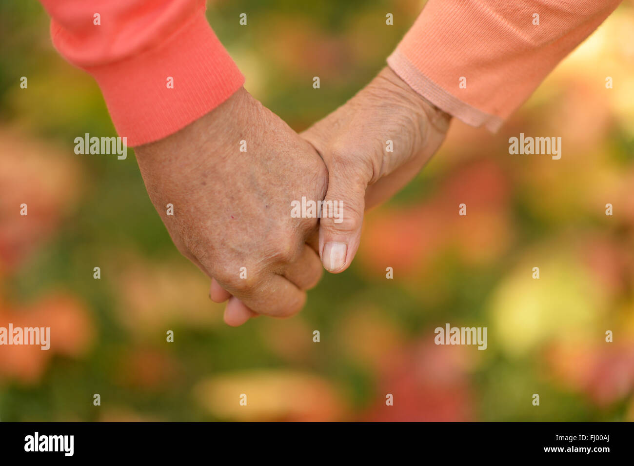 Hands held together Stock Photo Alamy
