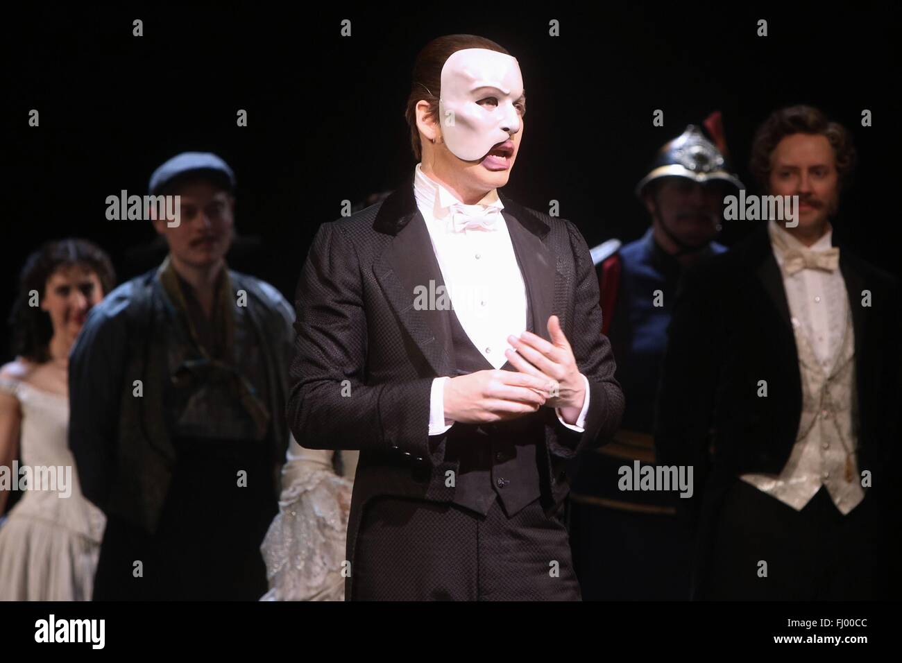 The 28th anniversary of the Broadway musical The Phantom of the Opera at  the Majestic Theatre. Featuring: James Barbour Where: New York, New York,  United States When: 26 Jan 2016 Stock Photo - Alamy