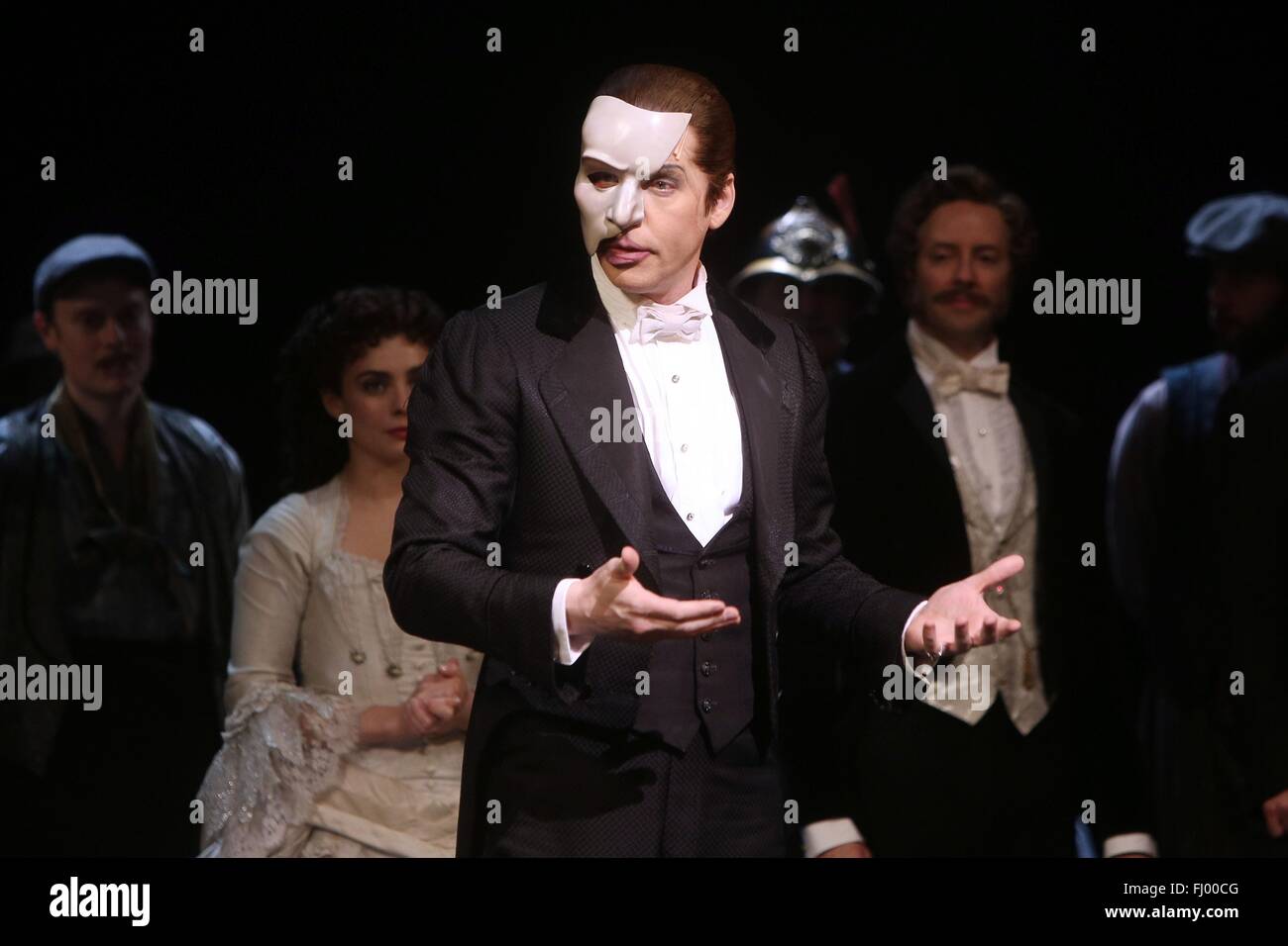 The 28th anniversary of the Broadway musical The Phantom of the Opera at  the Majestic Theatre. Featuring: James Barbour Where: New York, New York,  United States When: 26 Jan 2016 Stock Photo - Alamy