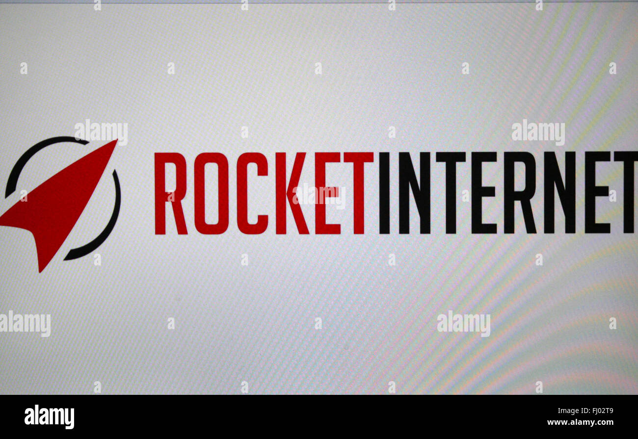 Markenname: 'Rocket Internet', Berlin. Stock Photo