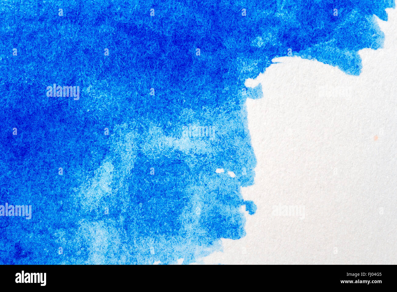 Abstract hand drawn blue watercolor paints background Stock Photo - Alamy