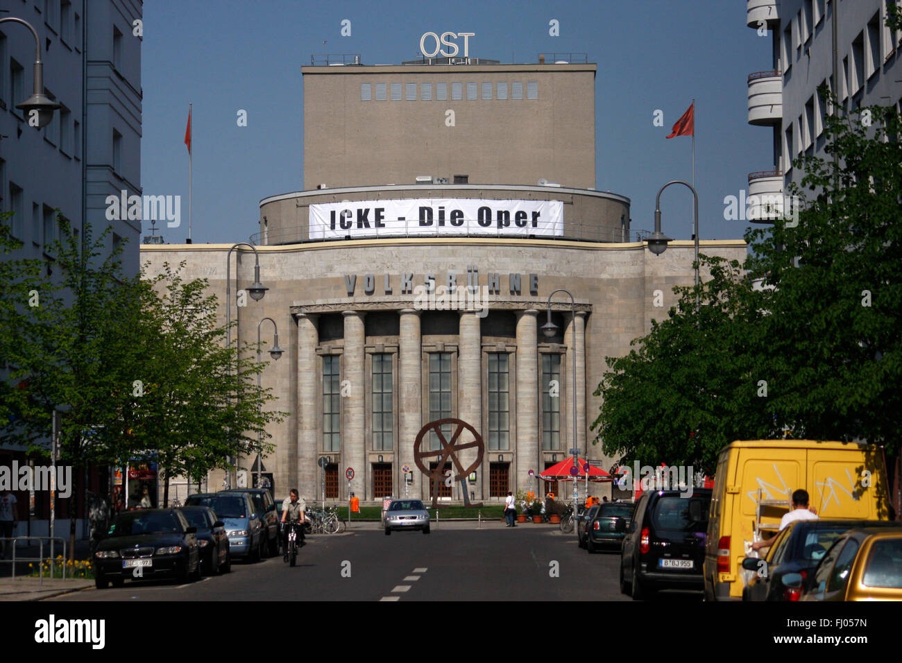 Volksbuehne am Rosa-Luxemburg-Platz, Berlin-Mitte Stock Photo - Alamy