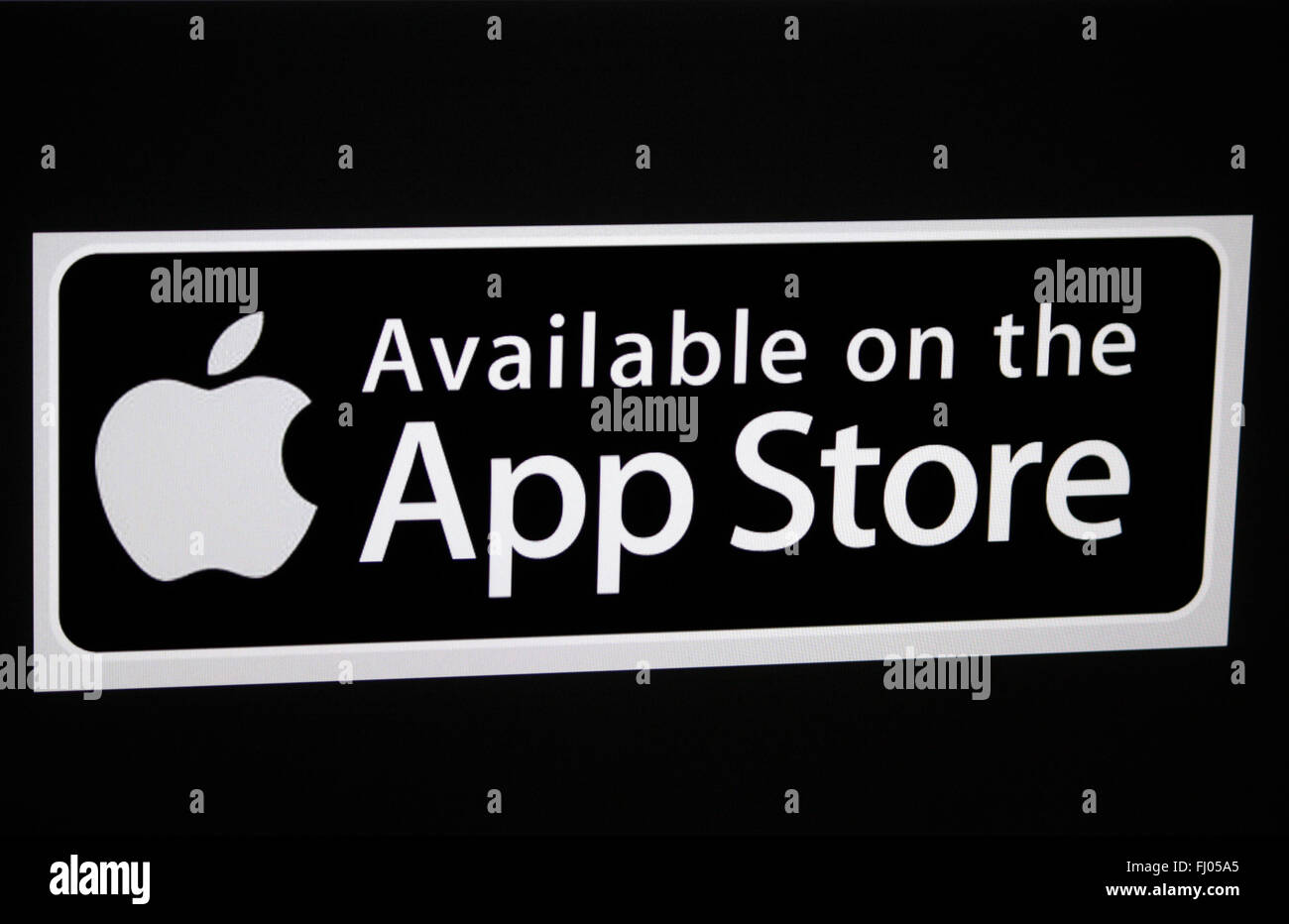 Markenname: 'Apple App Store', Berlin. Stock Photo