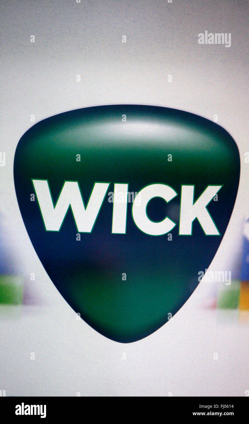 Markenname: 'Wick', Berlin. Stock Photo