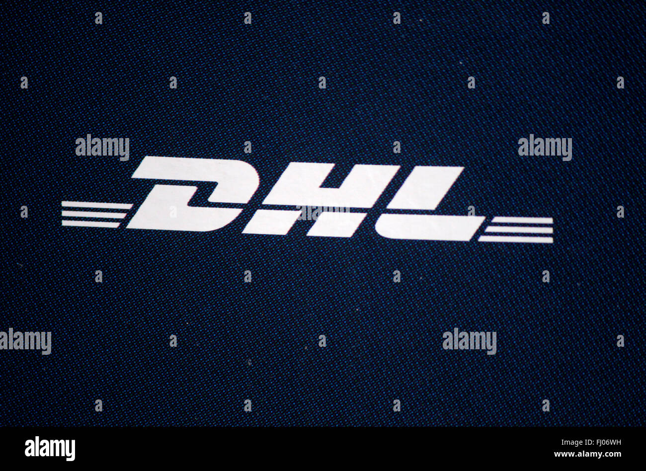 Markenname: 'DHL', Berlin. Stock Photo