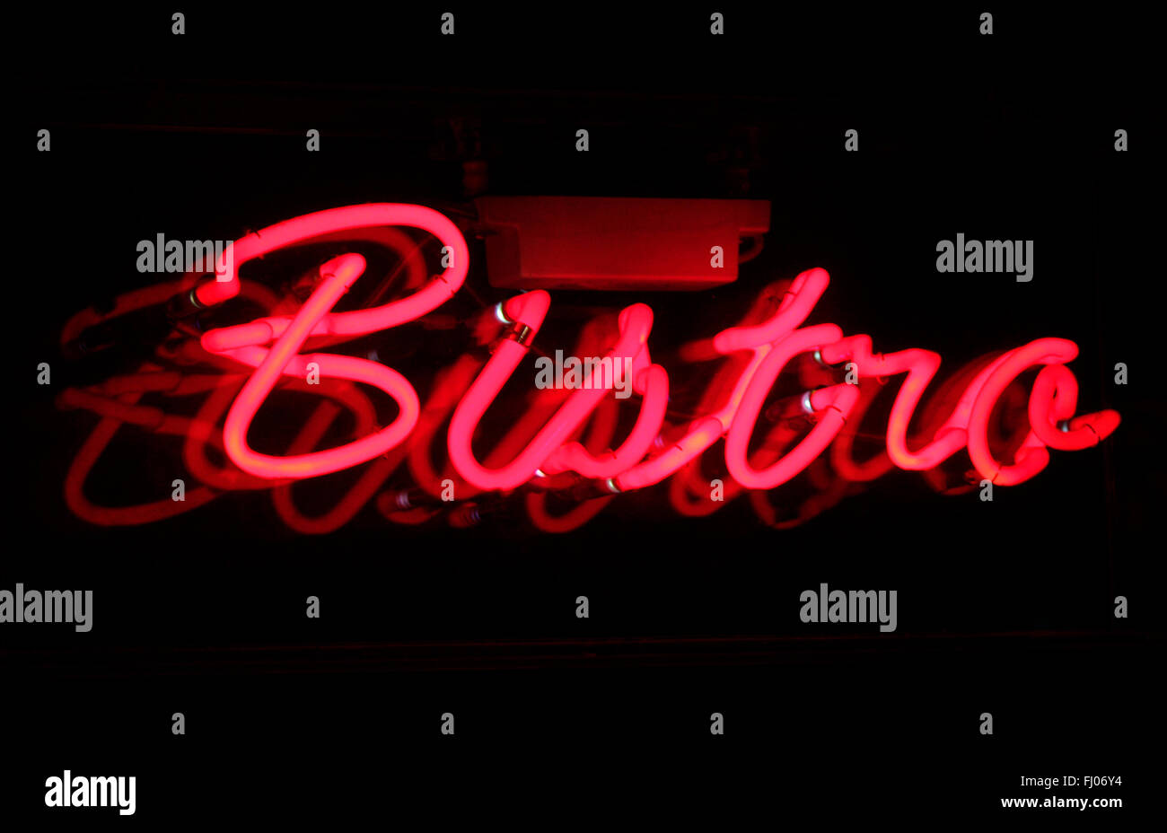 Markenname: 'Bistro', Berlin. Stock Photo