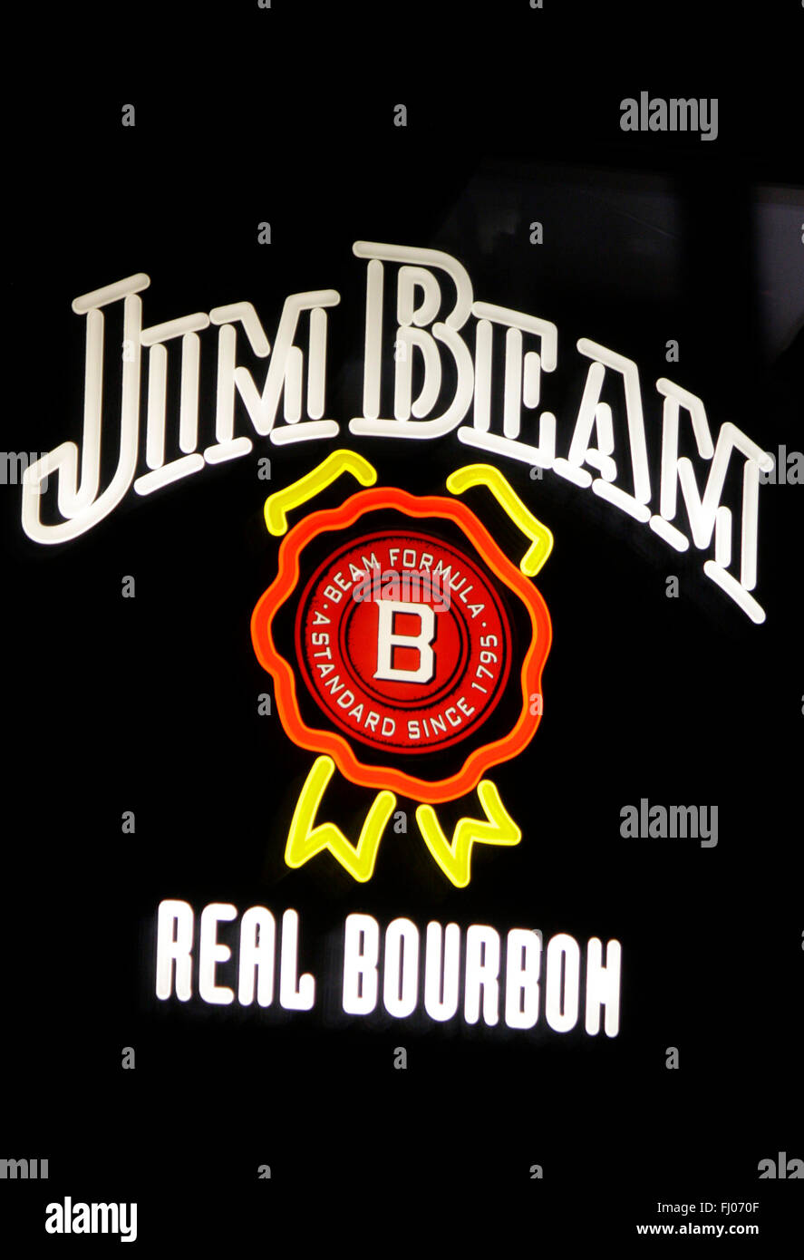 Markenname: 'Jim Beam', Berlin. Stock Photo