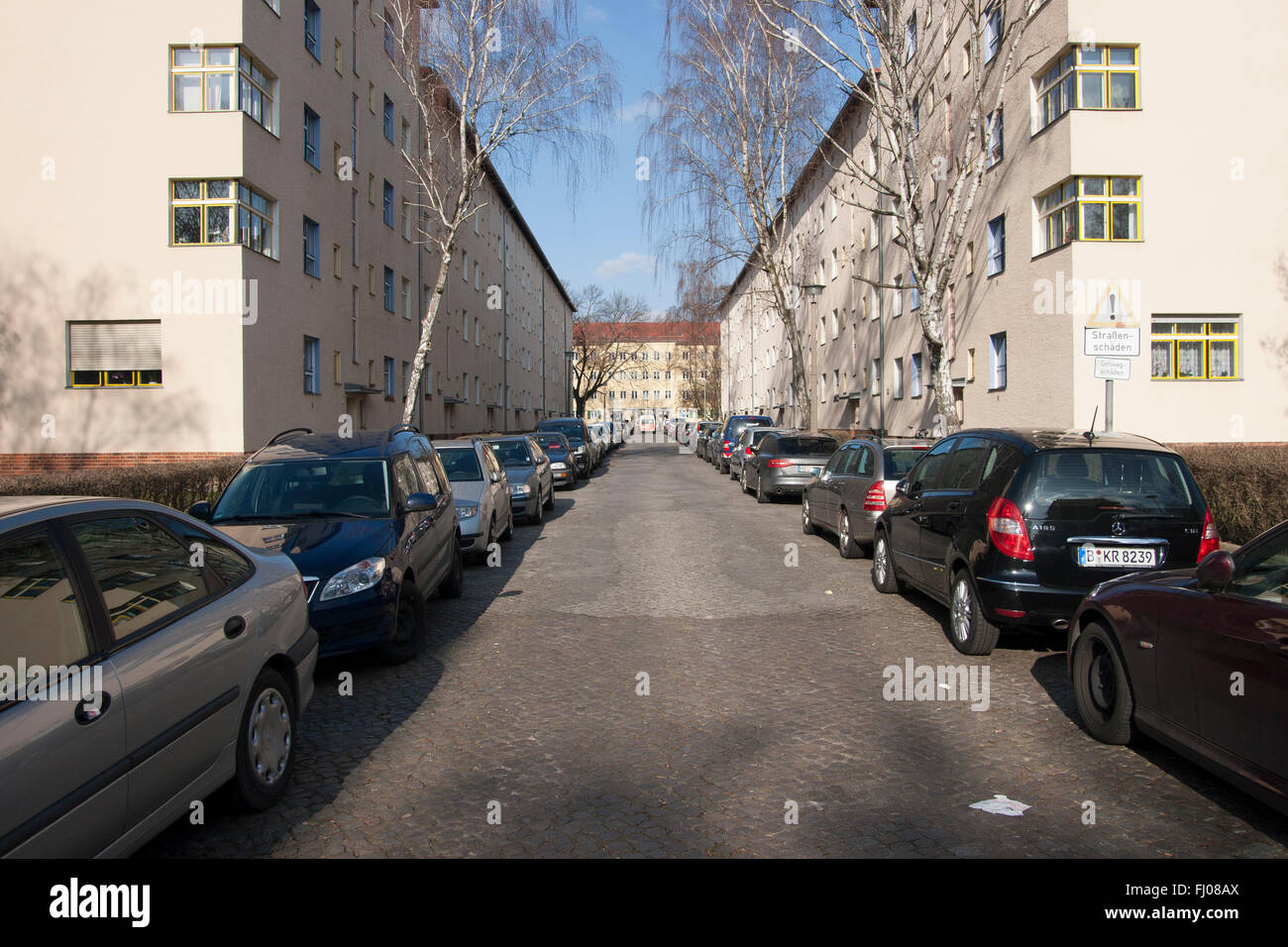 Street Cars Berlin Germany Stock Photo Alamy