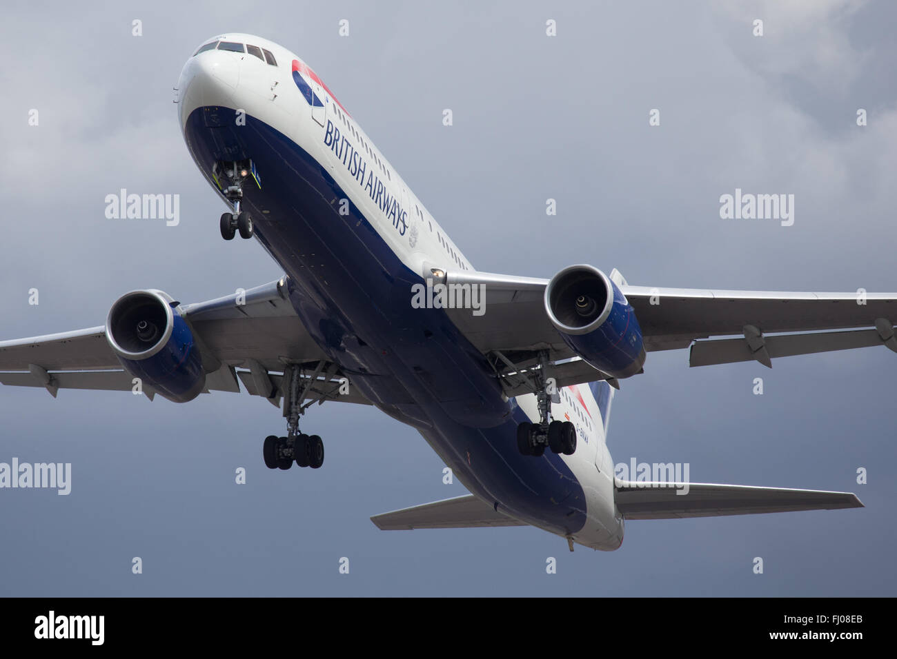 British Airways Boeing 767 Stock Photo