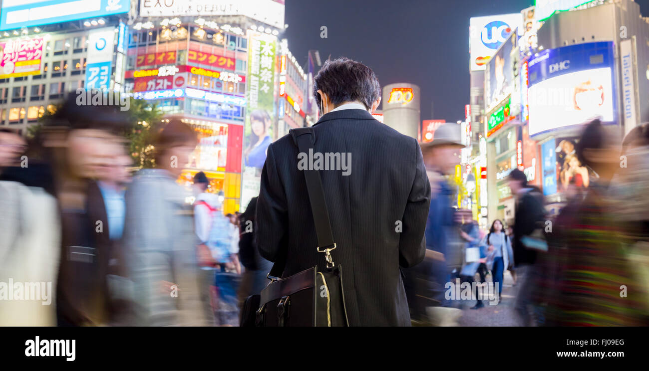 Japanese businessman in Shibuya, Tokyo, Japan Stock Photo - Alamy
