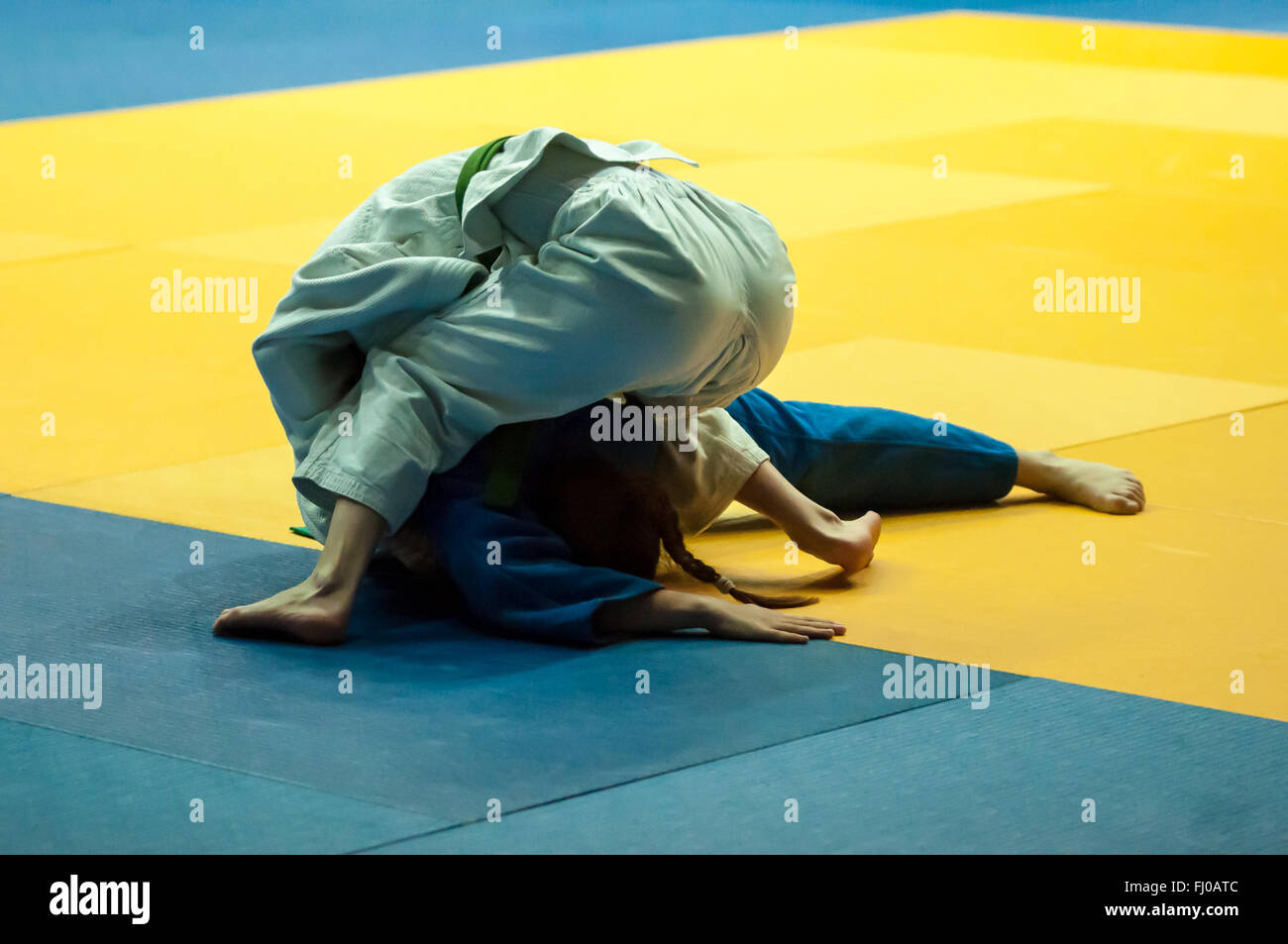 Judo Japanese martial art philosophy and sports battle without weapons