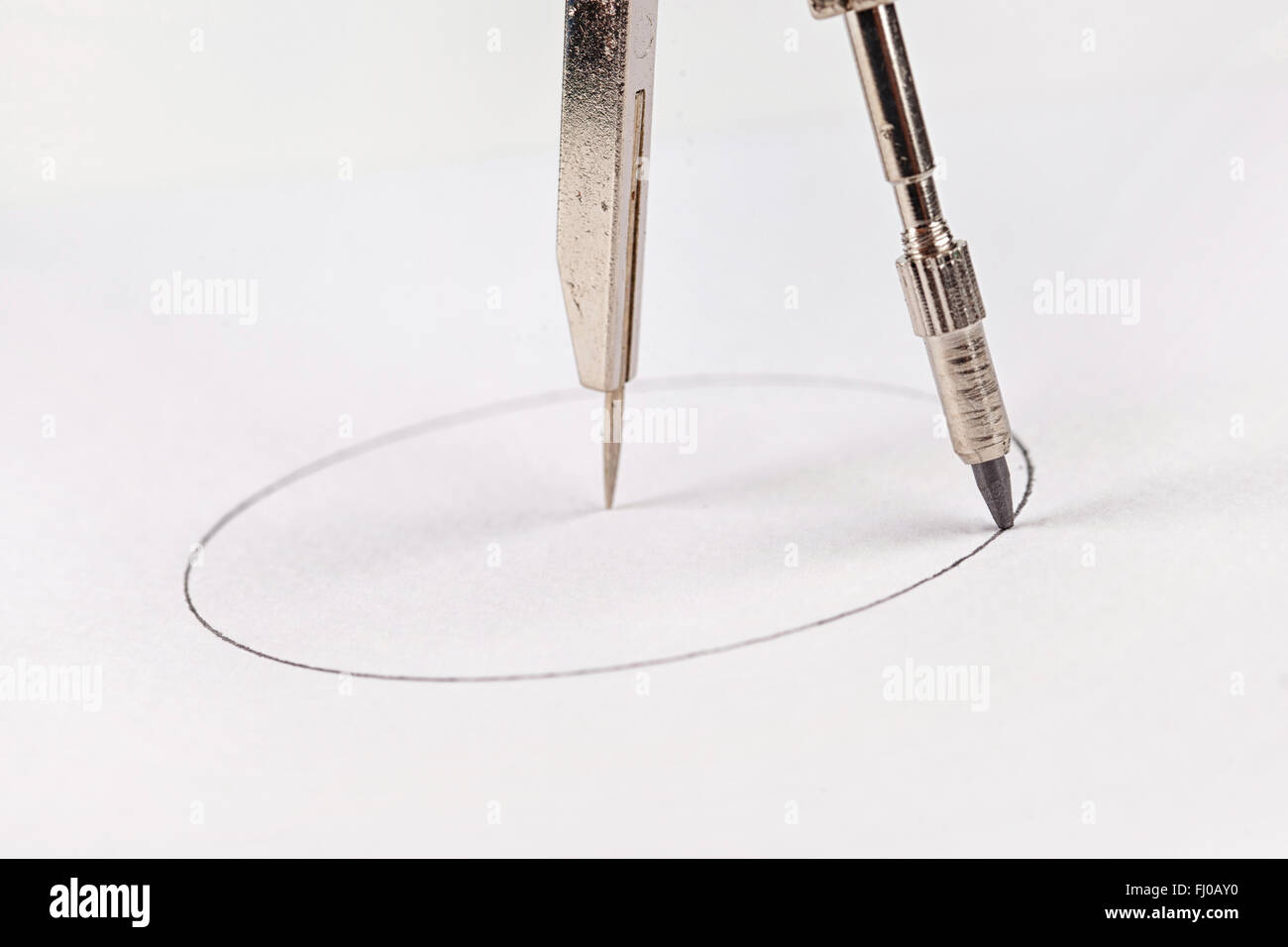 compass drawing circle Stock Photo - Alamy