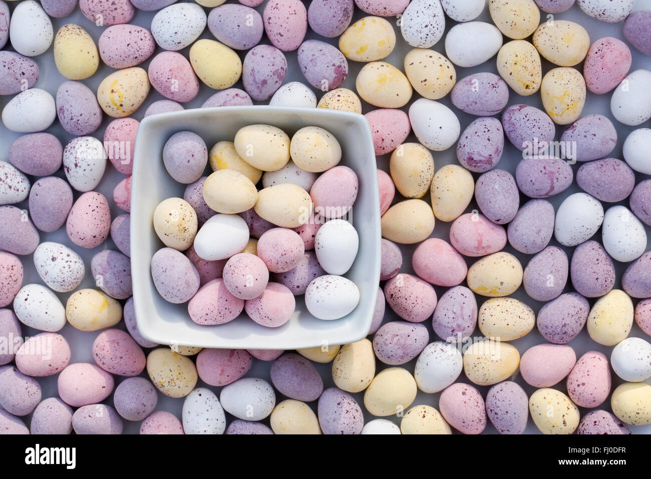 Cadbury's mini eggs. Stock Photo