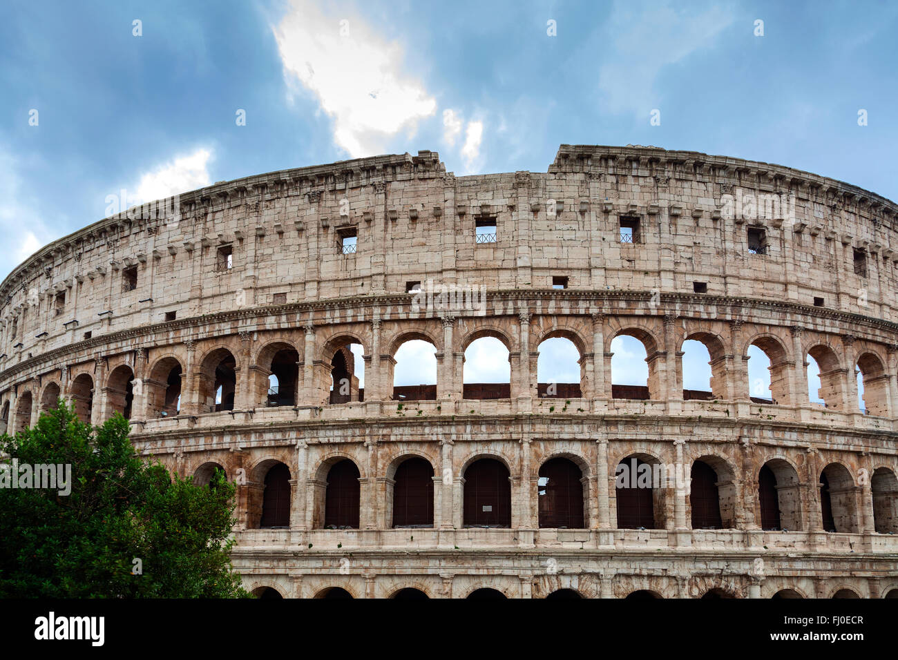 beautiful coliseum in the city of rome Stock Photo - Alamy