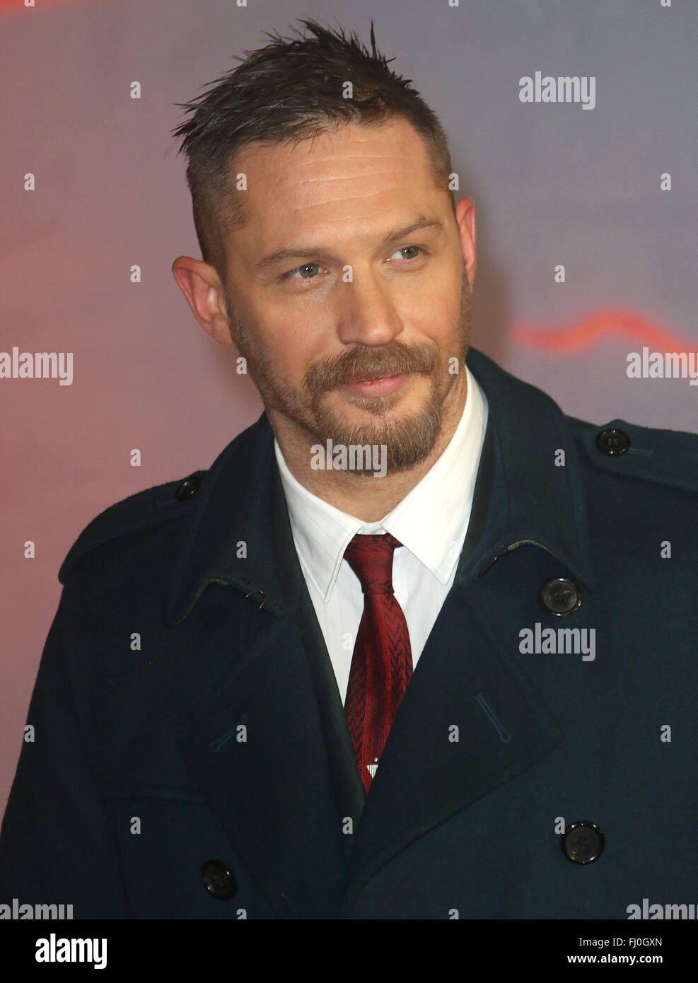 January 12, 2016 - Tom Hardy attending The Revenant' UK Premiere at