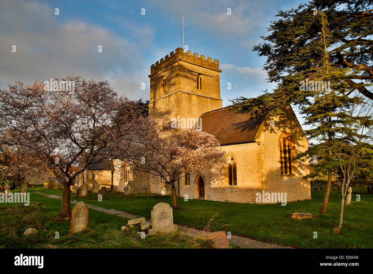 Shapwick Church; Somerset; UK Stock Photo