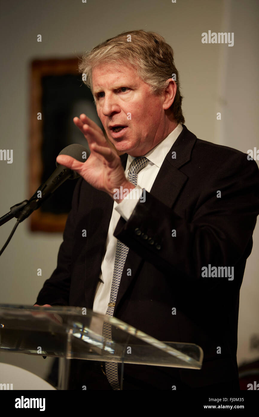 NYC DA Cyrus Vance, House of Justice, Harlem NAN Mlk Jr. remarks Stock