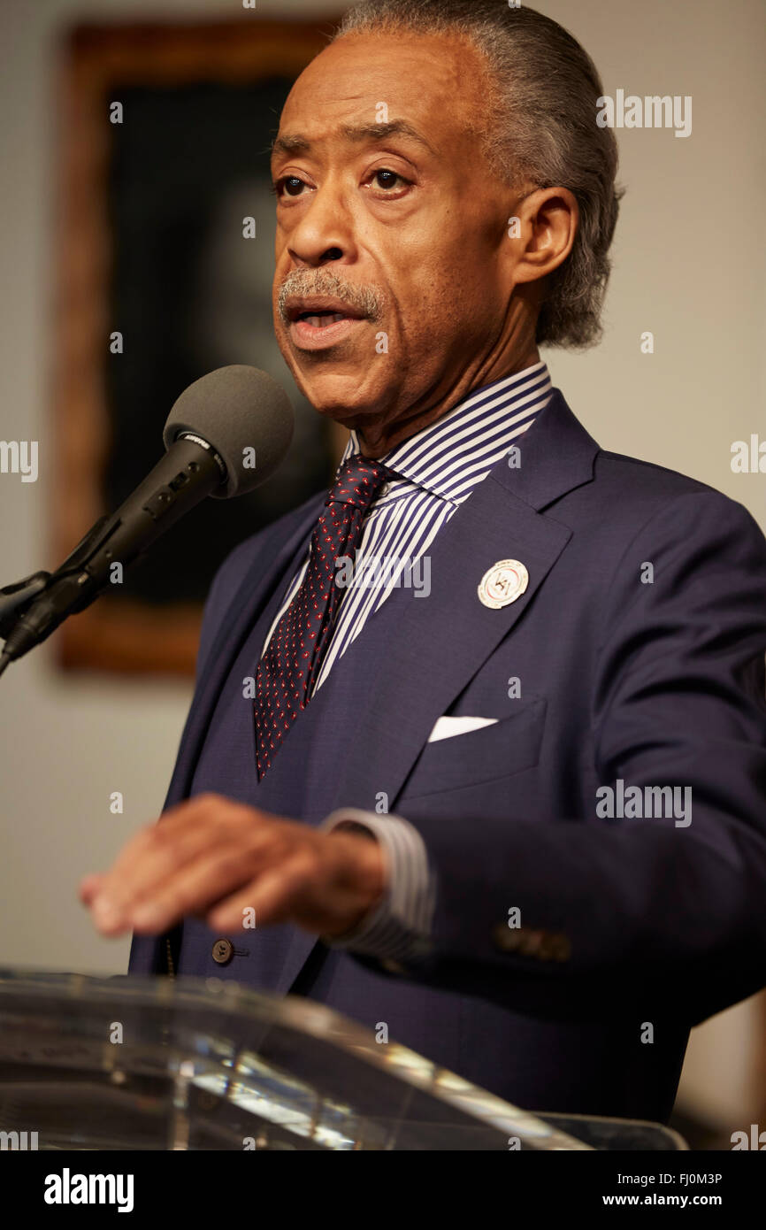 Rev Al Sharpton speaks Martin Luther King Jr day Celebration NAN House