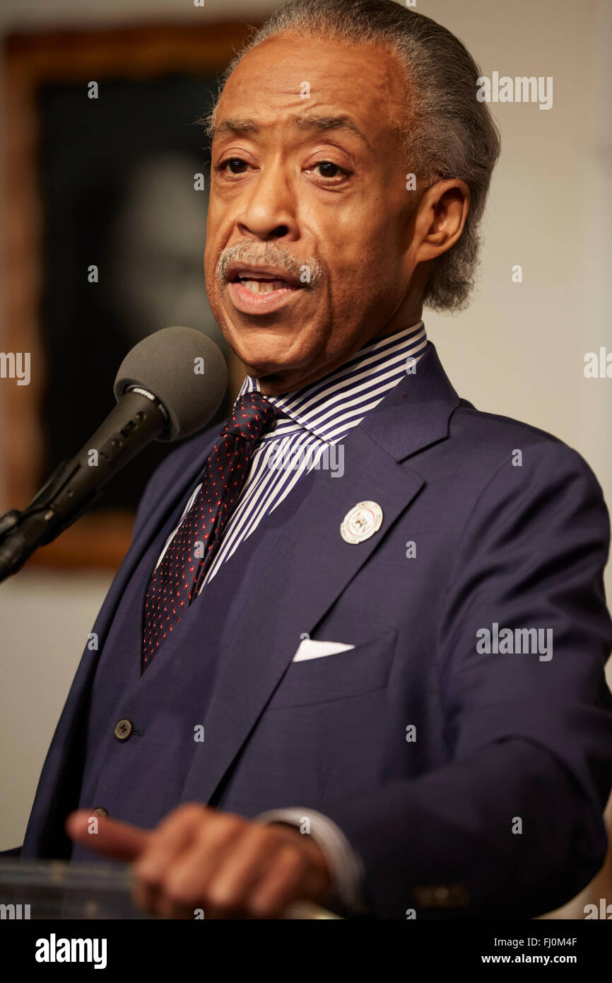 Rev Al Sharpton speaks Martin Luther King Jr day Celebration NAN House