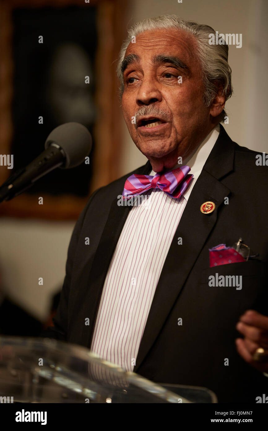 NY Congressman Charles Rangel speaks at the 2016 Martin Luther King Jr ...