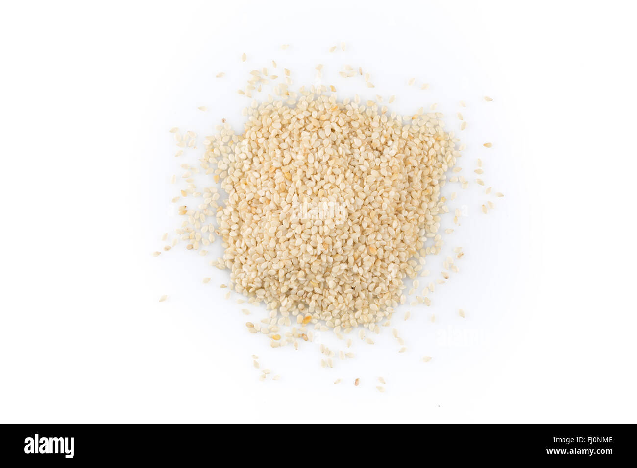 Macro view of sesame seeds isolated on white background Stock Photo Alamy