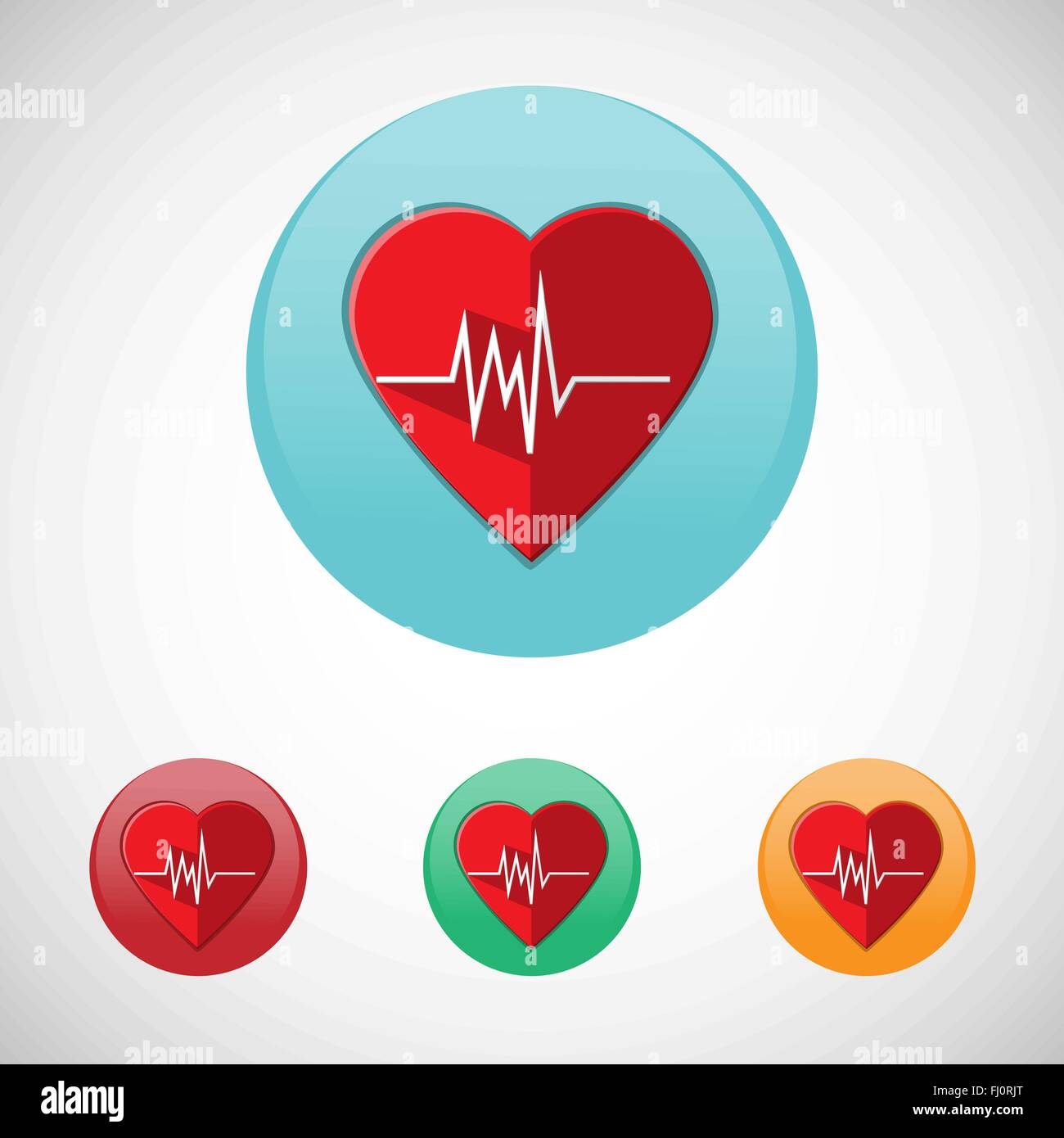 Heart rate monitor. Healthcare. Digital background medical vector icon ...
